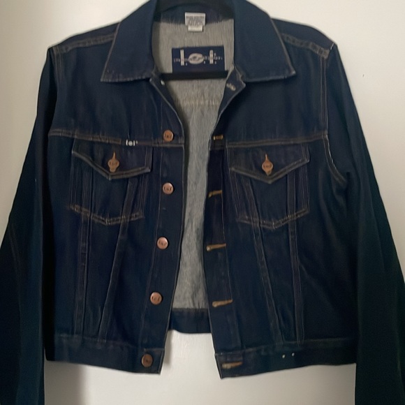 L e I Blue Jean Jacket M - Picture 3 of 4